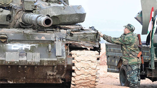 Tropas sirias inician ofensiva militar en campo de Hama Tropas sirias inician ofensiva militar en campo de Hama